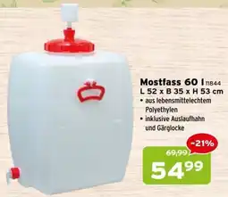 Salzburger Lagerhaus Mostfass 60 l Angebot
