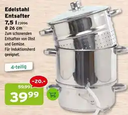 Salzburger Lagerhaus Edelstahl Entsafter Angebot