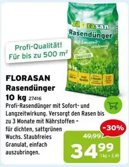 Salzburger Lagerhaus Florasen Rasendünger Angebot