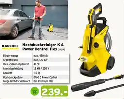 Salzburger Lagerhaus Kärcher Hochdruckreiniger K 4 Power Control Flex Angebot