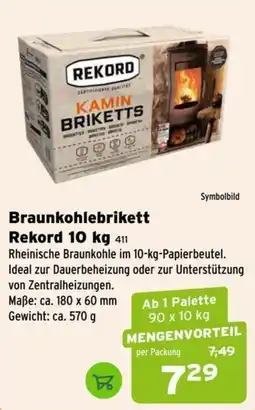 Salzburger Lagerhaus Braunkohlebrikett Rekord Angebot