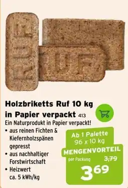 Salzburger Lagerhaus Holzbriketts Ruf Angebot