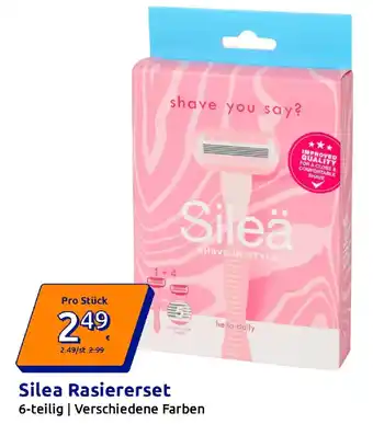 Action Silea Rasierer mit Klingen Angebot