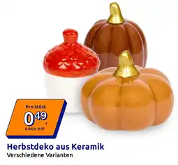 Action Herbstdeko aus Keramik Verschiedene Varianten Angebot