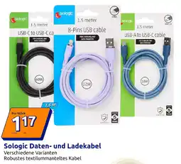 Action Sologic Daten- und Ladekabel Angebot
