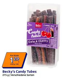 Action Becky's Candy Tubes Angebot