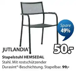 JYSK Stapelstuhl hemsedal schwarz Angebot