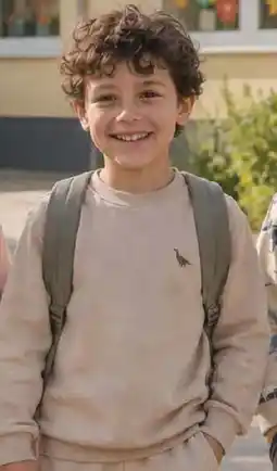 KiK Sweatshirt mit Dino-Stickerei Angebot