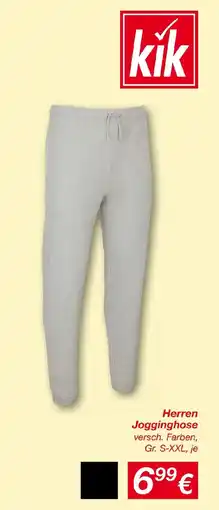 KiK Herren Jogginghose Angebot