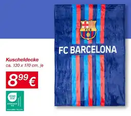 KiK Fußball Kuscheldecke Angebot