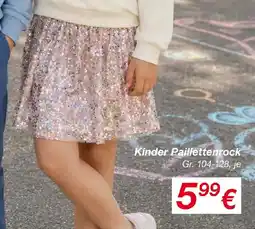 KiK Rock mit Pailletten Angebot