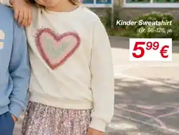 KiK Kinder Sweatshirt Angebot