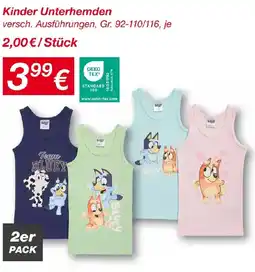 KiK Kinder Unterhemden Angebot
