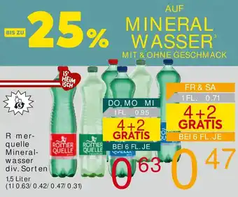 R mer- quelle Mineral- wasser