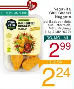 Billa Vegavita Chili Cheezi Nuggets Angebot