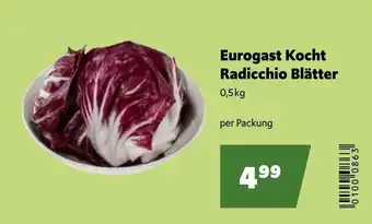 Eurogast Kocht Radicchio Blätter