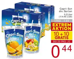 Billa Capri-Sun div. Sorten Angebot