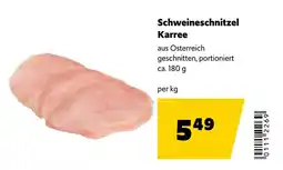 Eurogast Grissemann Schweineschnitzel Karree Angebot