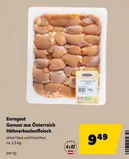 Eurogast Grissemann Eurogast Hühnerkeulenfleisch Angebot