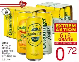 Billa Otta- kringer Helles, Lager od. Radler Angebot