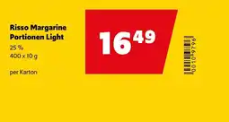 Eurogast Grissemann Risso Margarine Portionen Light Angebot