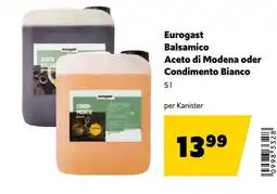 Eurogast Grissemann Eurogast Balsamico Aceto di Modena oder Condimento Bianco Angebot