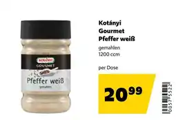 Eurogast Grissemann Kotányi Gourmet Pfeffer weiß Angebot