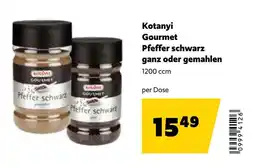Eurogast Grissemann Kotanyi Gourmet Pfeffer schwarz Angebot