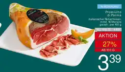 Billa Prosciutto di Parma Angebot
