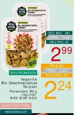 Billa Vegavita Bio-Geschnetzeltes Teriyaki Angebot