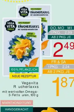 Billa Vegavita Rucherlaxxs mit wertvollen Omega- 3-Fetts uren Angebot