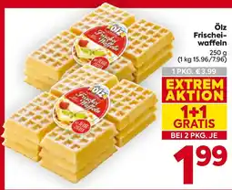 Billa ölz Frischei Waffeln Angebot