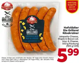Billa Hofstädter Die Grillerei Käsekrainer Angebot