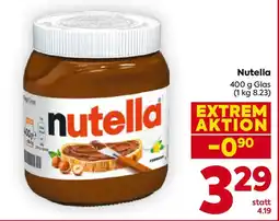 Billa Nutella Angebot