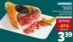Billa Prosciutto di Parma Angebot