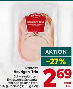 Billa Radatz Heurigen-Trio Angebot