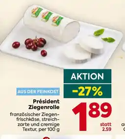 Billa Président Ziegenrolle Angebot