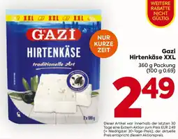 Billa Gazi Hirtenkäse XXL Angebot
