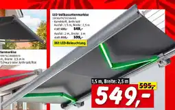 Bauhaus Sunfun LED-Vollkassettenmarkise Angebot