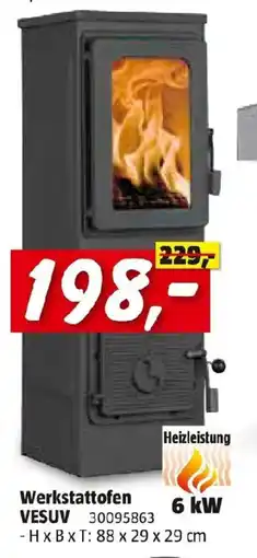 Bauhaus Firefix werkstattofen vesuv lux Angebot