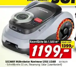 Bauhaus Segway Mähroboter Navimow I215E LiDAR Angebot