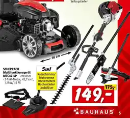 Bauhaus Scheppach Multigartengerät MTC42-5P 5in1 Angebot