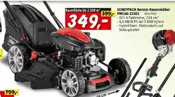 Bauhaus Scheppach Benzin-Rasenmäher PML56-225ES Angebot