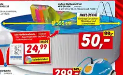 Bauhaus myPool Stahlwand-Pool New Splash Angebot