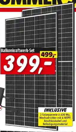 Bauhaus Balkonkraftwerk-Set E-SL-BK-800 Angebot