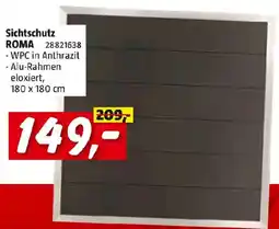 Bauhaus Sichtschutzelement Roma Angebot