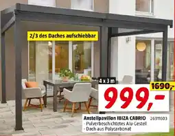 Bauhaus Sunfun Anstellpavillon Ibiza Angebot