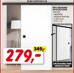 Bauhaus Diamond Doors Black Edition Schiebetür-Komplettset Edge Angebot