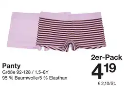 Zeeman Panty Angebot