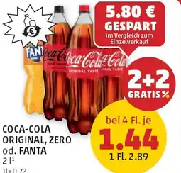 PENNY Coca-cola original, zero od. fanta Angebot